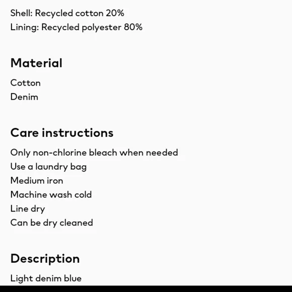 H&M Straight High Ankle Jeans in 'Light Denim Blue', Size 6 - Picture 9 of 12